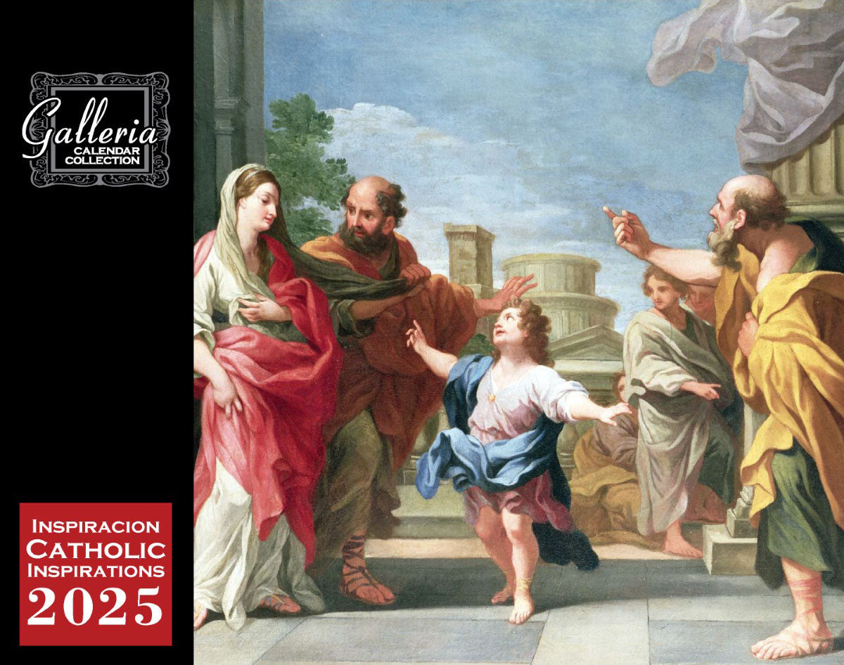 Galleria Wall Calendar 2025 Catholic Inspirations SP/ENG