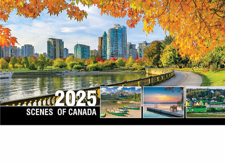 Scenes of Canada (English) Desk Tent Calendar