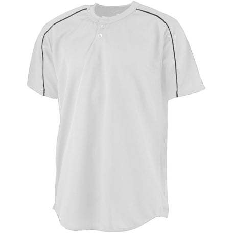 Youth Wicking Two-Button Baseball Jersey