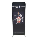 48Hr Quick Ship -3'W x 96"H EuroFit Straight Wall Display Kit, with Full Color Graphics Double Sided