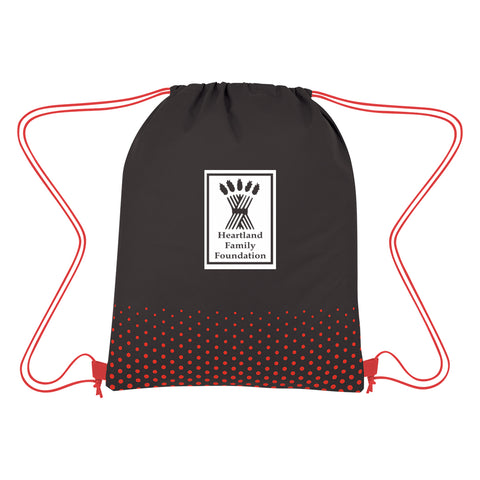 Connect The Dots Non-woven Drawstring Bag