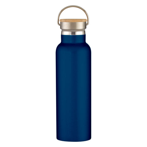 21 Oz. Liberty Stainless Steel Bottle With Wood Lid