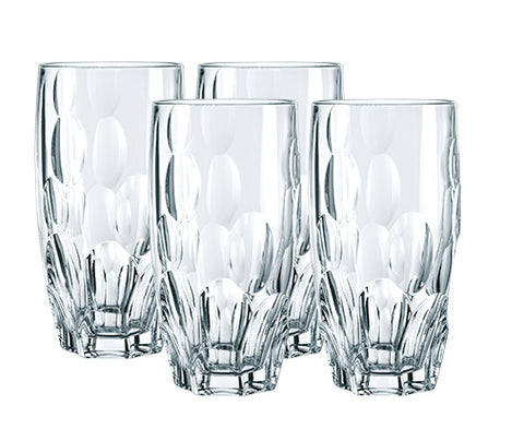 Nachtmann Sphere Longdrink 13-4/7oz crystal Set of 4 in retail gift box