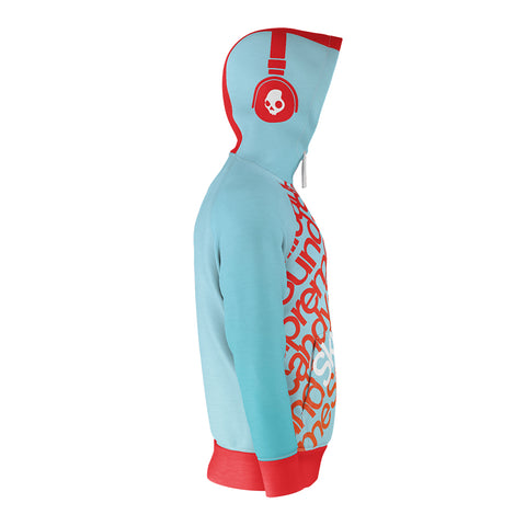 RUSTY Import Unisex Dye-Sublimated Raglan Full-Zip Hoodie