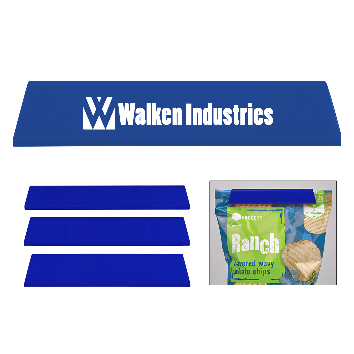 Slip-n-seal 3 Piece Bag Clip Set