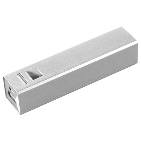 "In Charge Alloy" UL® Listed Aluminum 2200 mAh Portable Power Bank Charger