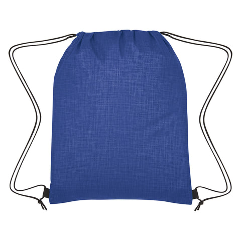 Crosshatch Non-woven Drawstring Bag