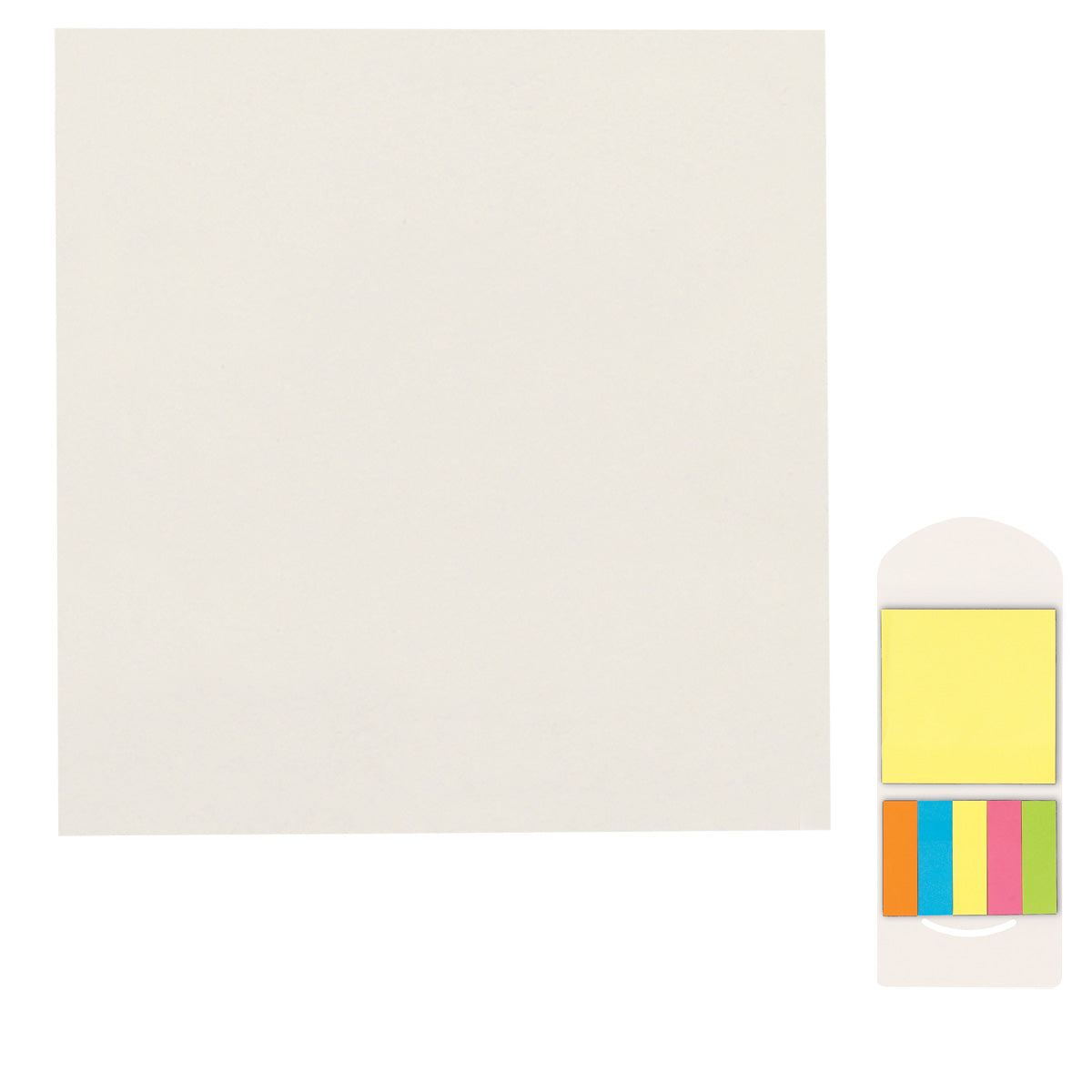 Sticky Notes And Flags In Pocket Case