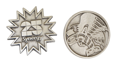 Solid Pewter Lapel Pin (1.25