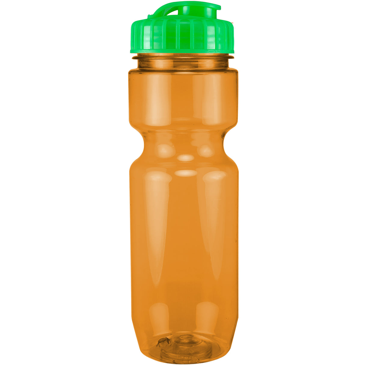 22 Oz. Translucent Bike Bottle w/ Flip Top Lid