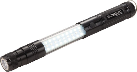 Telescopic Magnetic COB LED Flashlight w/Sidelight