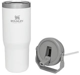 Stanley® IceFlow 30oz Flip Straw Tumbler, white