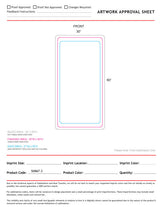 72 Hr Fast Ship - Sherpa Faux Wool Lined Micro Mink Throw, 30x60, Sublimated Edge to Edge 1 side