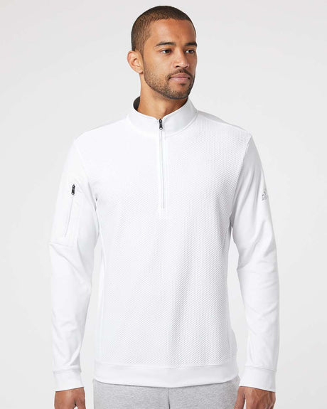 Adidas Performance Texture Quarter-Zip Pullover