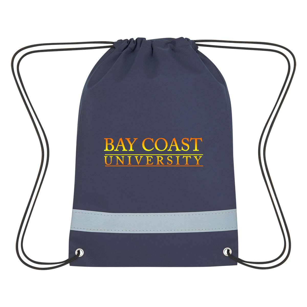 Lil' Bit Reflective Non-woven Drawstring Bag
