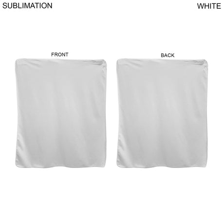 Ultra Soft and Smooth 2-Tone Microfleece Blanket, 50x60, Sublimated Edge to Edge 2 sides