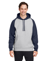 000240 Team 365 Unisex Zone HydroSport? Heavyweight Colorblock Hooded Sweatshirt