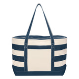 Cotton Canvas Nautical Tote Bag