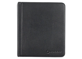 3 Ring Binder black pebble grain simuleather