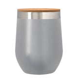 12 Oz. Vinay Stemless Wine Glass With Bamboo Lid