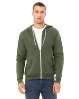 BELLA+CANVAS Unisex Sponge Fleece Full-Zip Hooded Sweatshirt