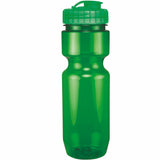 22 Oz. Translucent Bike Bottle w/ Flip Top Lid