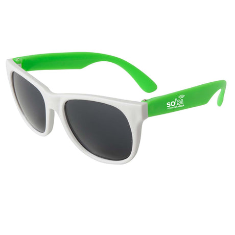 Neon Sunglasses w/White Frame
