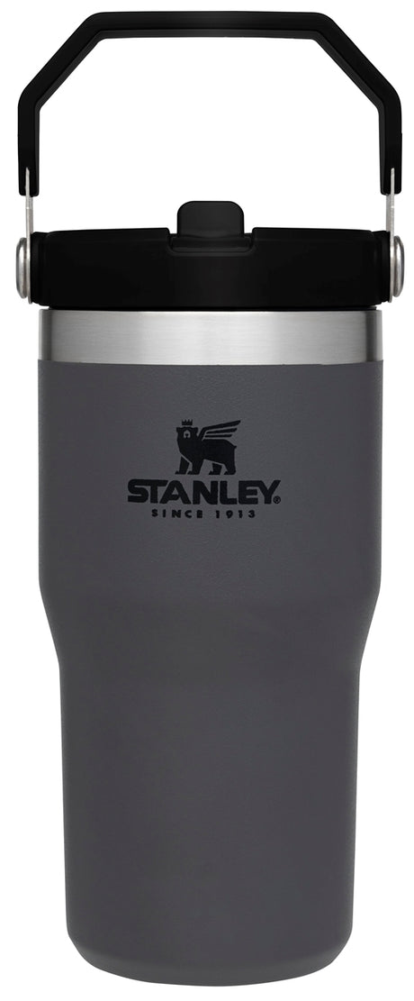 Stanley® IceFlow 20oz Flip Straw Tumbler, grey - Etched