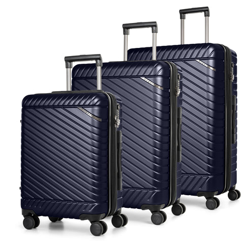 Bugatti-Oslo 3 Piece Hardside Luggage Set