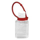 "Sanpal XL Connect SC" 2 oz Hand Sanitizer Antibacterial Gel with Colorful Silicone Carry Leash