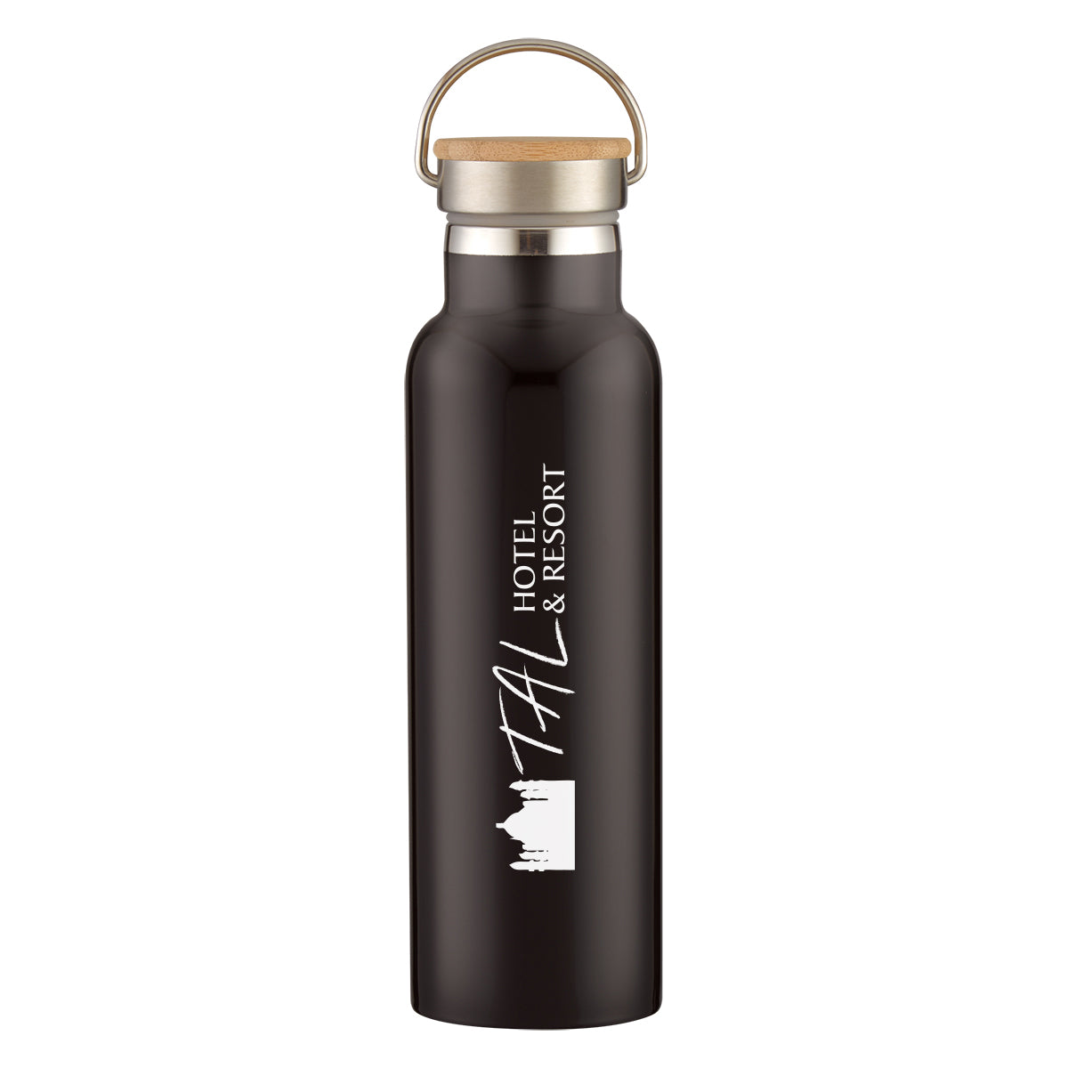 21 Oz. Liberty Stainless Steel Bottle With Wood Lid