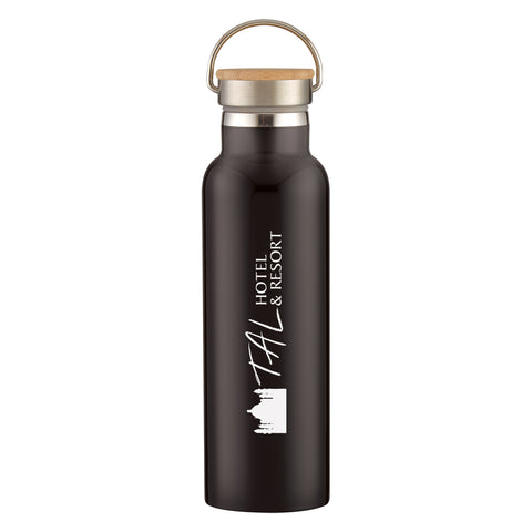 21 Oz. Liberty Stainless Steel Bottle With Wood Lid