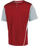 Performance Two-Button Color Block Jersey