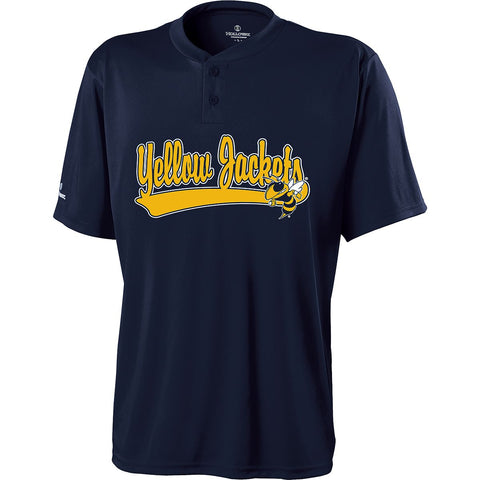 Holloway Sportswear Collegiate Adult Ball Park Jersey - Georgia Tech Yellow Jackets
