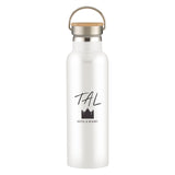 21 Oz. Liberty Stainless Steel Bottle With Wood Lid