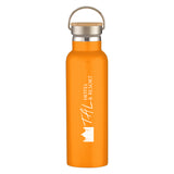 21 Oz. Liberty Stainless Steel Bottle With Wood Lid