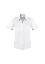 Ladies' Short Sleeve Monaco French Style Cotton Stretch Shirt