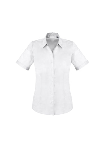 Ladies' Short Sleeve Monaco French Style Cotton Stretch Shirt