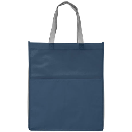 Rome RPET - Recycled Non-Woven Tote with 210 D Pocket - ColorJet