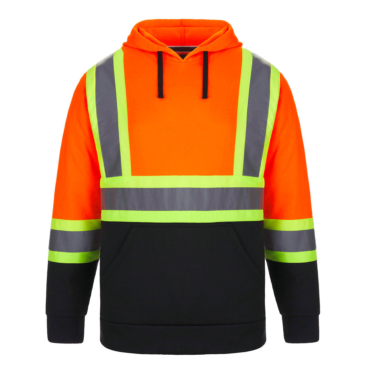Long Haul Men's Hi-Vis Polyester Pullover Hoodie
