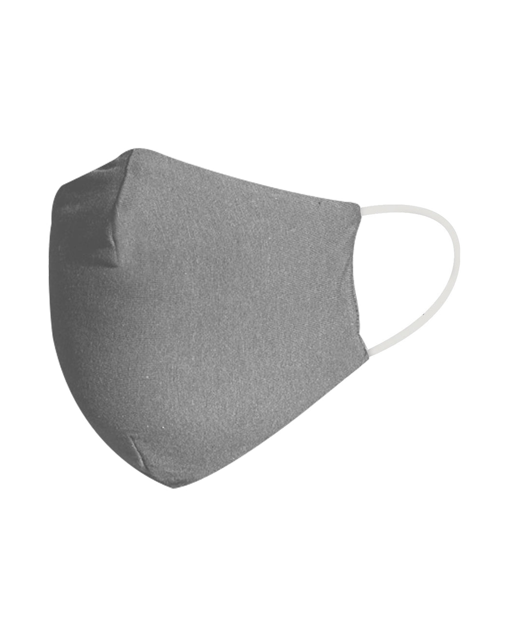 Adult Size Fashion Face Mask, 70% Cotton/30% Polyester, 2 layer, grey - Blank