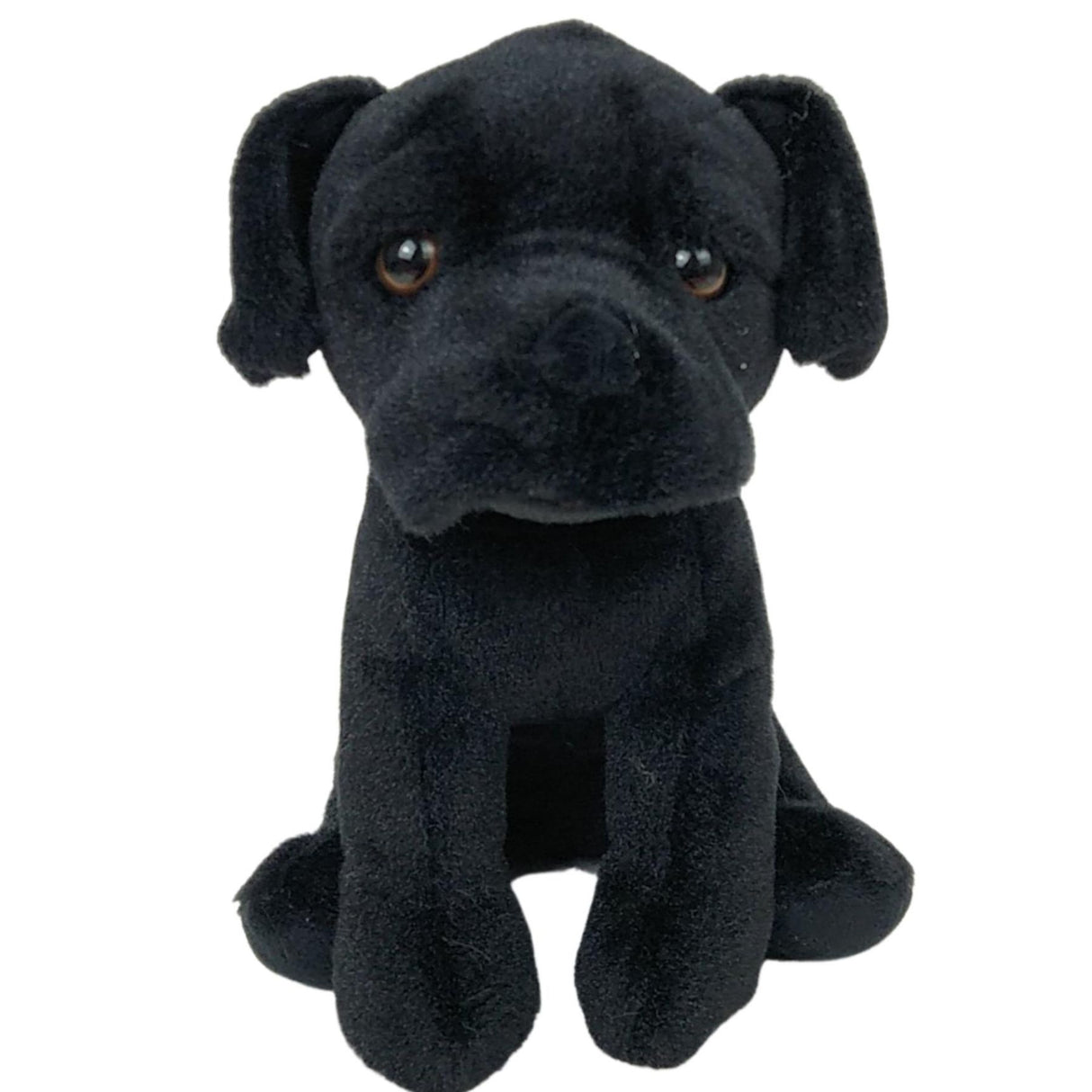 Onyx 8" Black Labrador Plush Dog Canine Collection