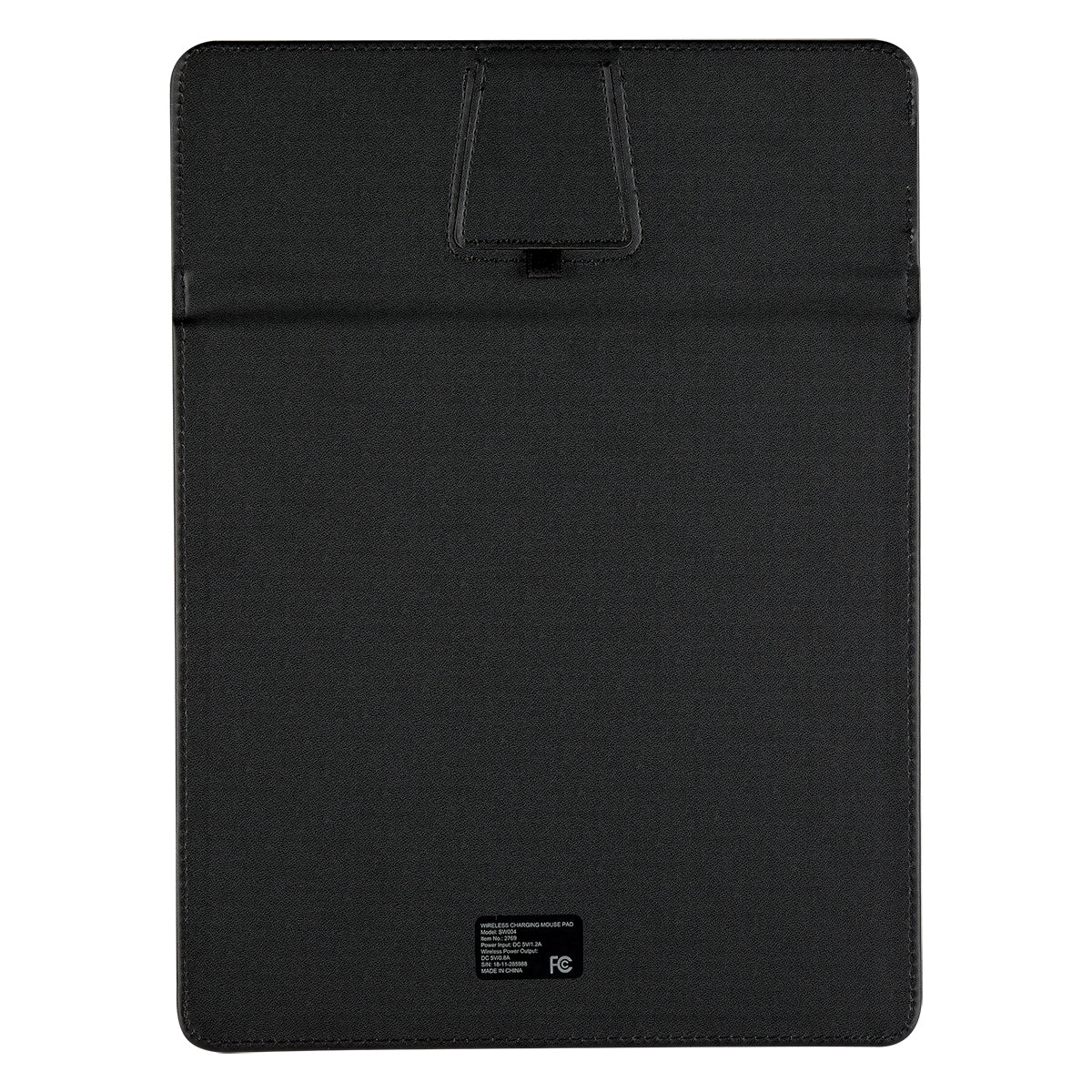 Woodgrain Wireless Charging Mouse Pad With Phone Stand