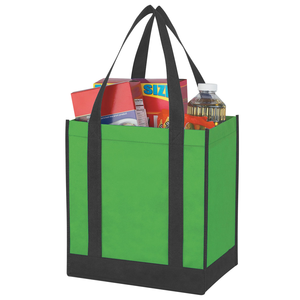 000440 Non-woven Two-tone Shopper Tote Bag