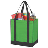 000440 Non-woven Two-tone Shopper Tote Bag