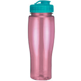 24 Oz. Contour Translucent Bottle w/ Flip Top Lid