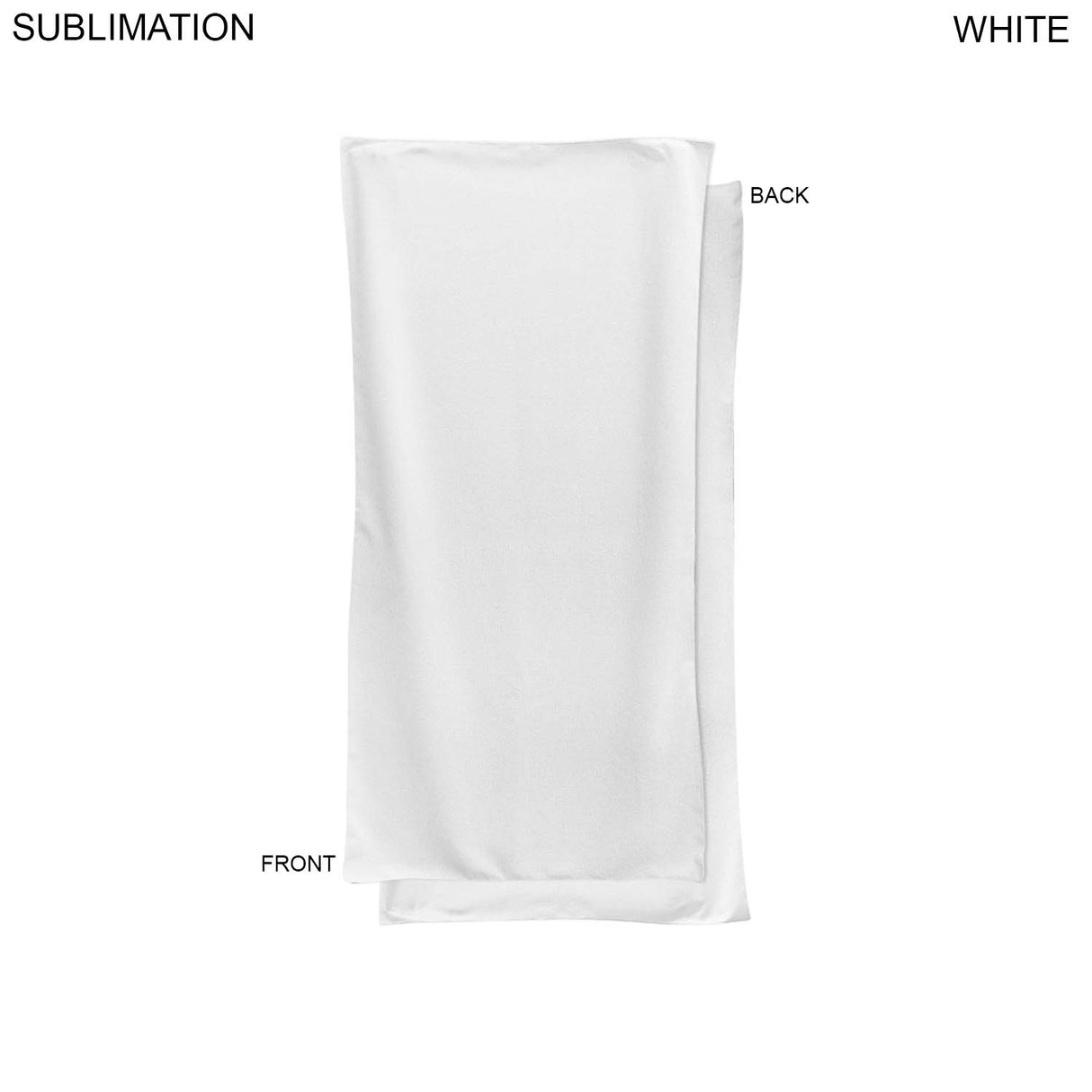 Team Towel in Microfiber Dri-Lite Terry, 20x40, Sublimated bench, neck towel