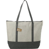 Repose 10oz Recycled Cotton Zippered Tote
