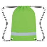 Lil' Bit Reflective Non-woven Drawstring Bag