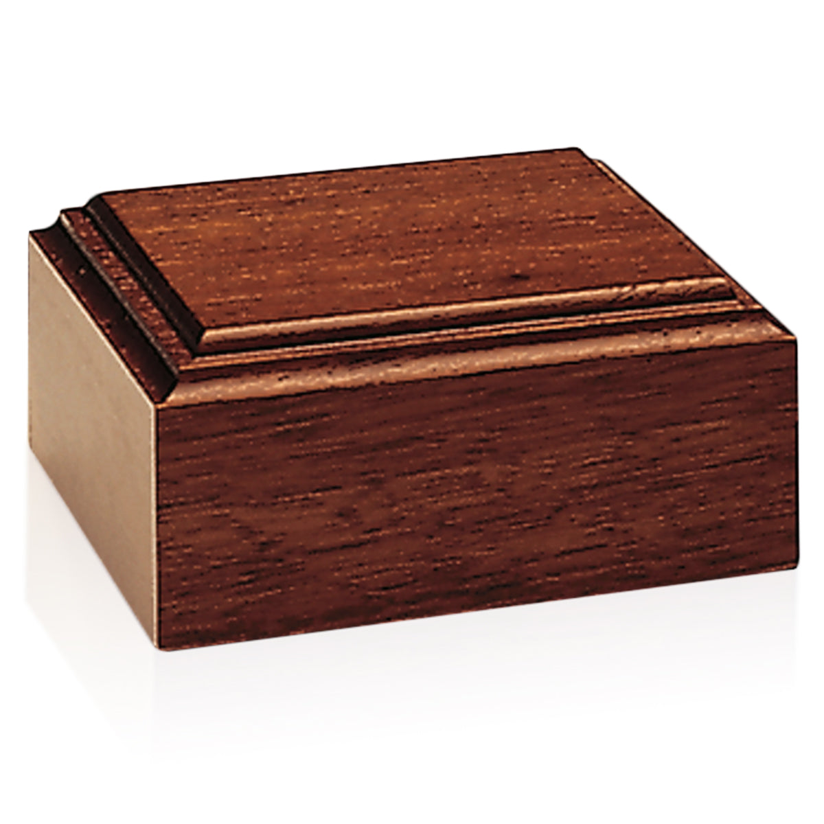 000424 Mahogany-Tone Wood Base